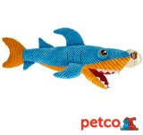 ペットコ（PETCO）ドッグ・トイ（Leaps & Bounds Nubby Shark Dog Toy）シャーク