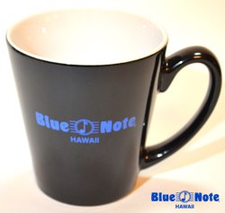 画像1: ブルーノートハワイ（BLUE NOTE HAWAII）マグカップ（陶磁器）Black & Blue logo