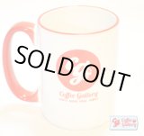画像: コーヒー・ギャラリー（COFFEE GALLERY）マグカップ（陶磁器）white & red logo