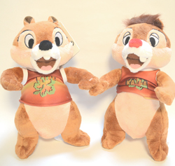 画像1: ディズニーアウラニリゾート＆スパ AULANI 9in Chip'n Dale《チップとデール》ぬいぐるみ